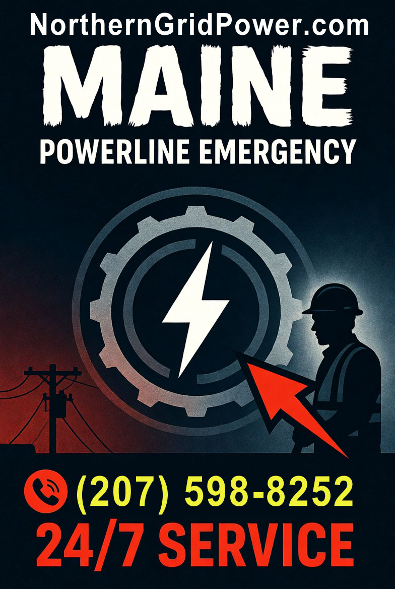 Powerline emergency services, we handle emergency response, storm restoration, downed lines, repairs after outages, especially in storm-prone costal areas